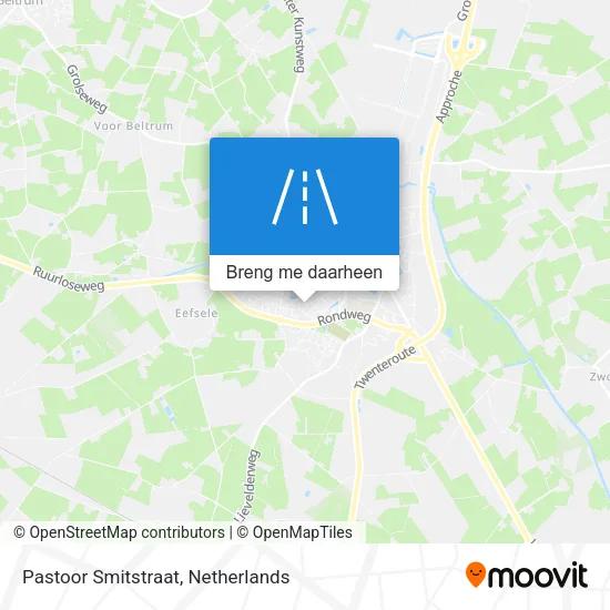 Pastoor Smitstraat kaart