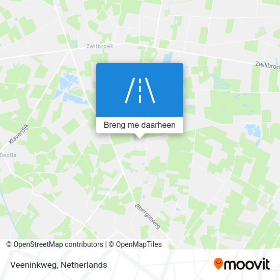 Veeninkweg kaart