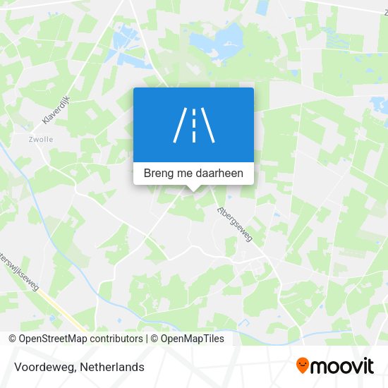 Voordeweg kaart