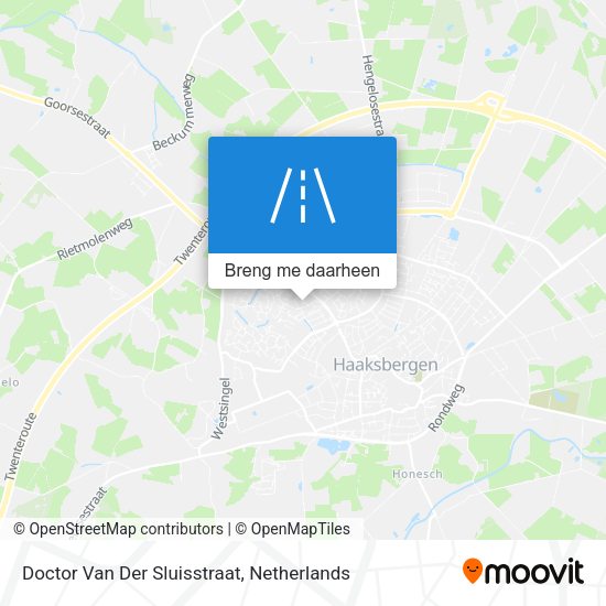 Doctor Van Der Sluisstraat kaart