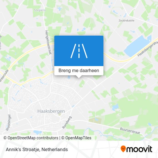 Annik's Stroatje kaart