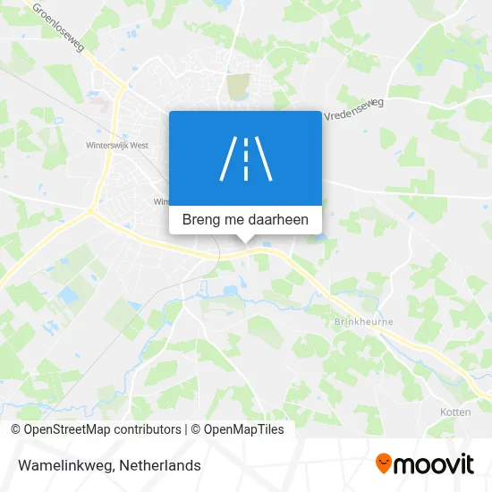 Wamelinkweg kaart