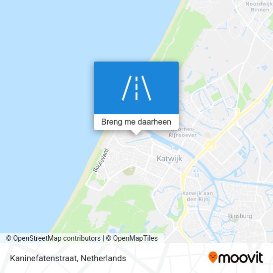 Kaninefatenstraat kaart