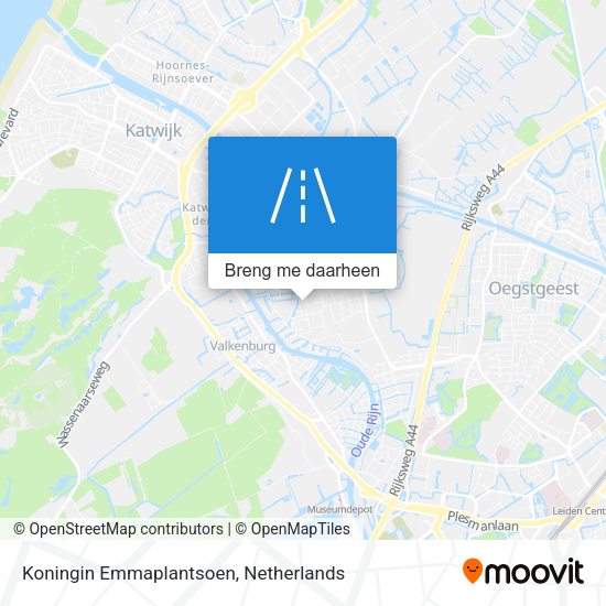 Koningin Emmaplantsoen kaart