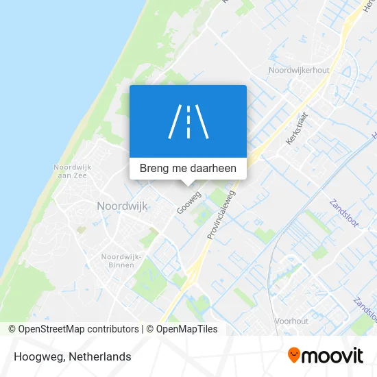 Hoogweg kaart