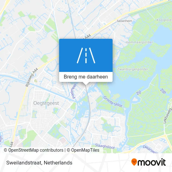 Sweilandstraat kaart