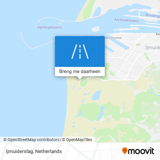 Ijmuiderslag kaart