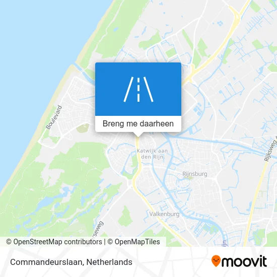 Commandeurslaan kaart