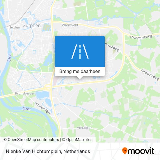 Nienke Van Hichtumplein kaart