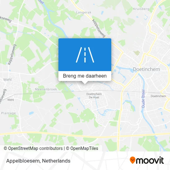 Appelbloesem kaart