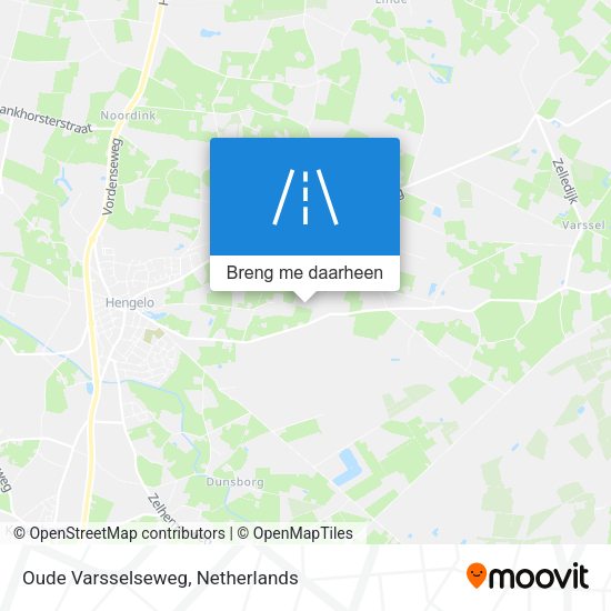 Oude Varsselseweg kaart