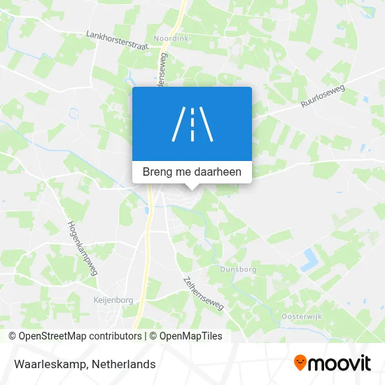 Waarleskamp kaart