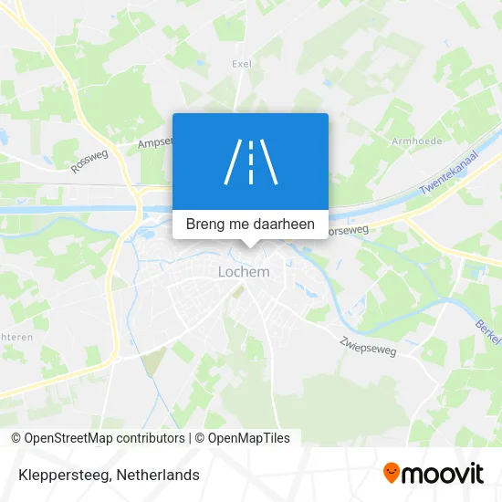 Kleppersteeg kaart