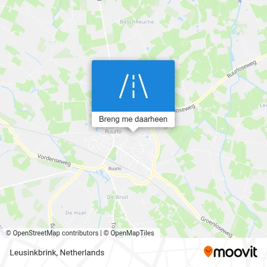 Leusinkbrink kaart