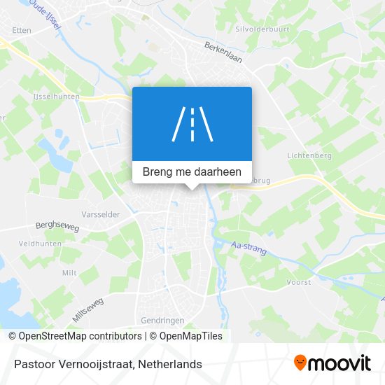 Pastoor Vernooijstraat kaart