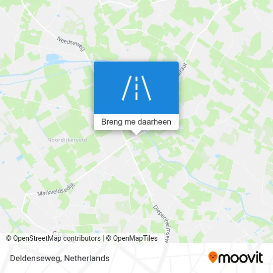 Deldenseweg kaart
