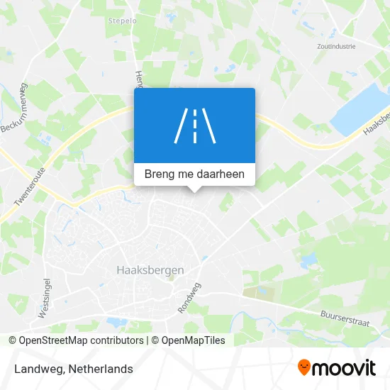 Landweg kaart