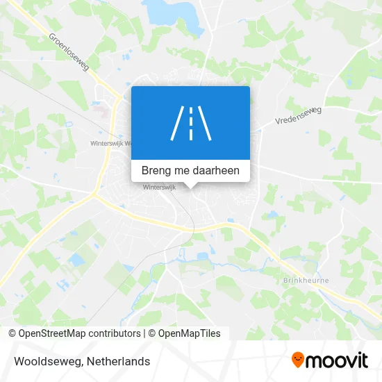 Wooldseweg kaart