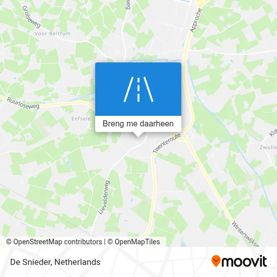 De Snieder kaart