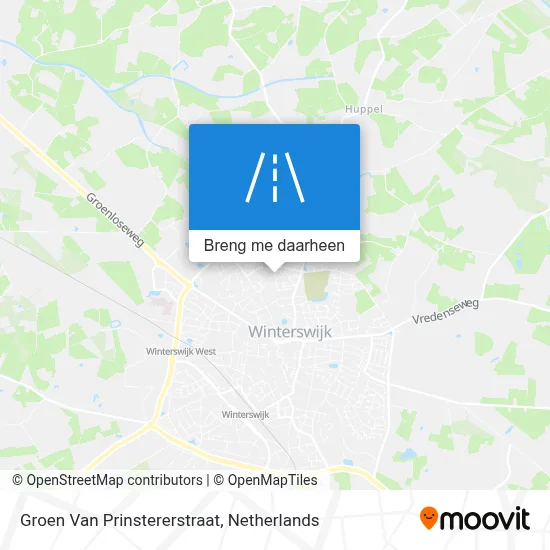 Groen Van Prinstererstraat kaart