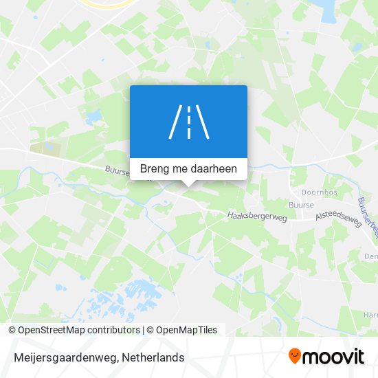 Meijersgaardenweg kaart