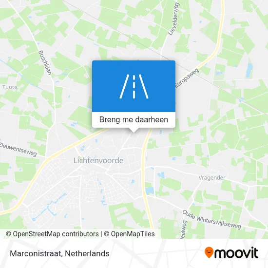 Marconistraat kaart