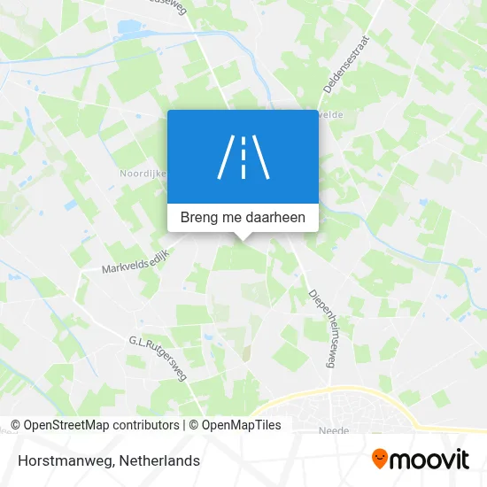 Horstmanweg kaart