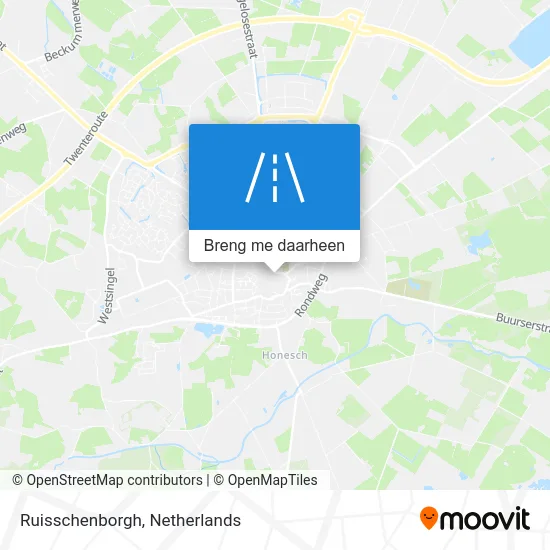 Ruisschenborgh kaart
