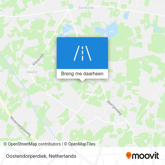 Oostendorperdiek kaart