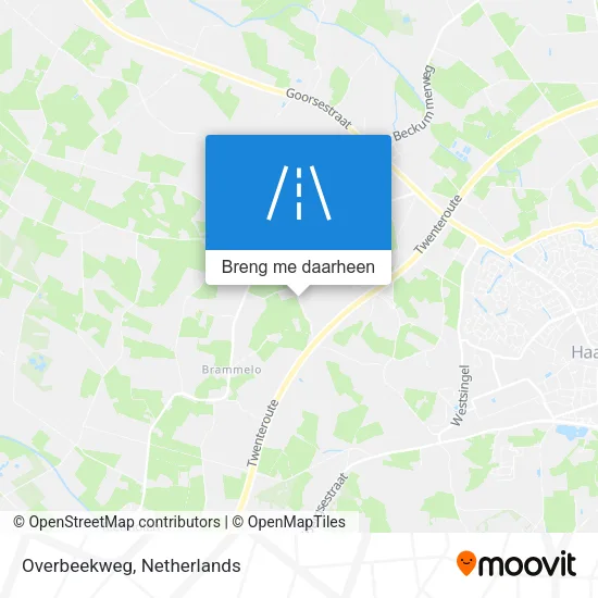Overbeekweg kaart