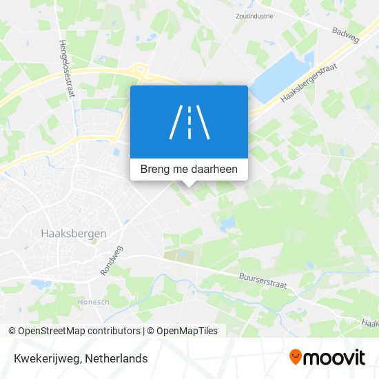 Kwekerijweg kaart