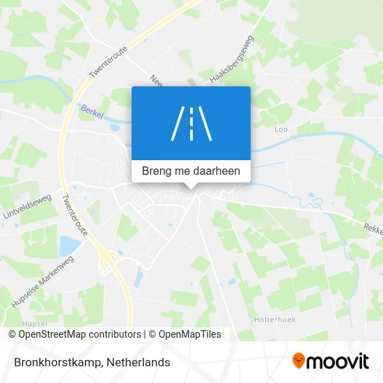 Bronkhorstkamp kaart