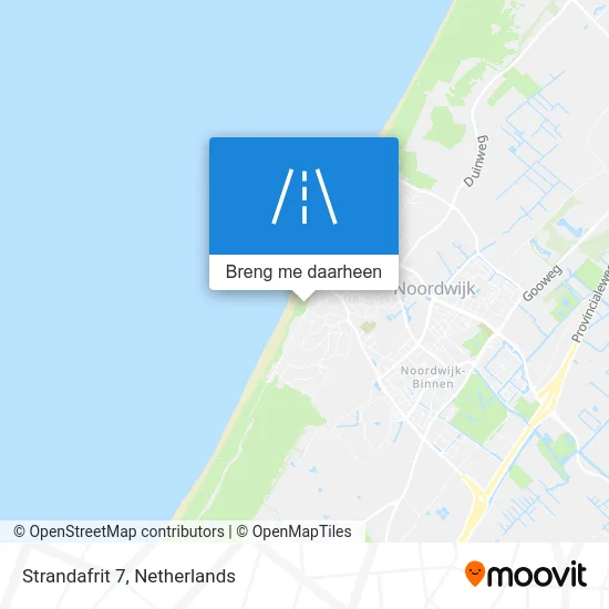Strandafrit 7 kaart