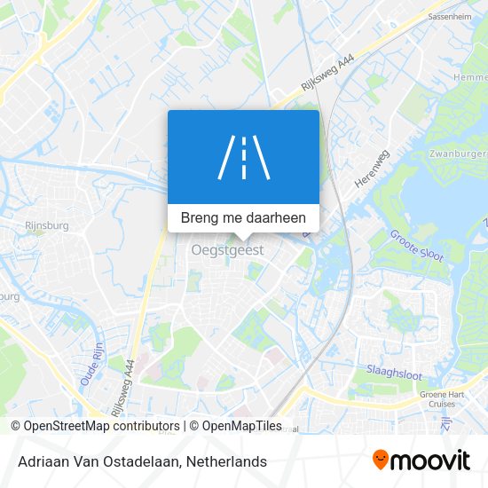 Adriaan Van Ostadelaan kaart