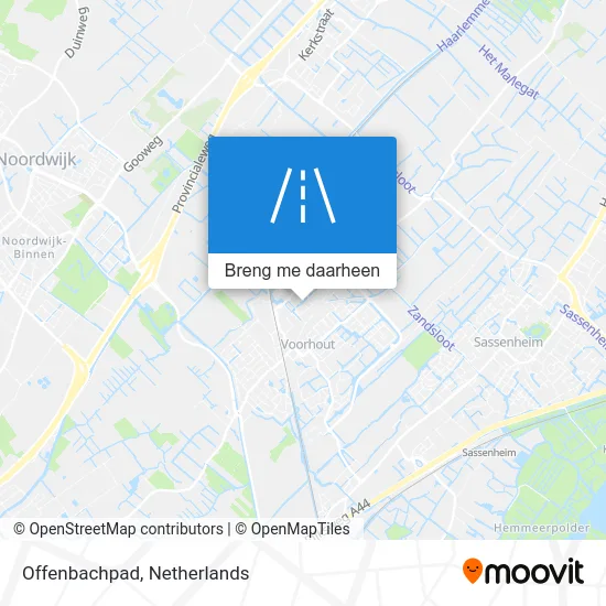 Offenbachpad kaart