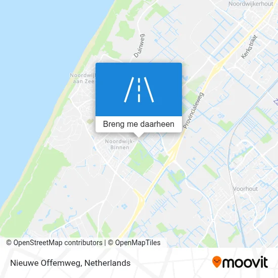 Nieuwe Offemweg kaart