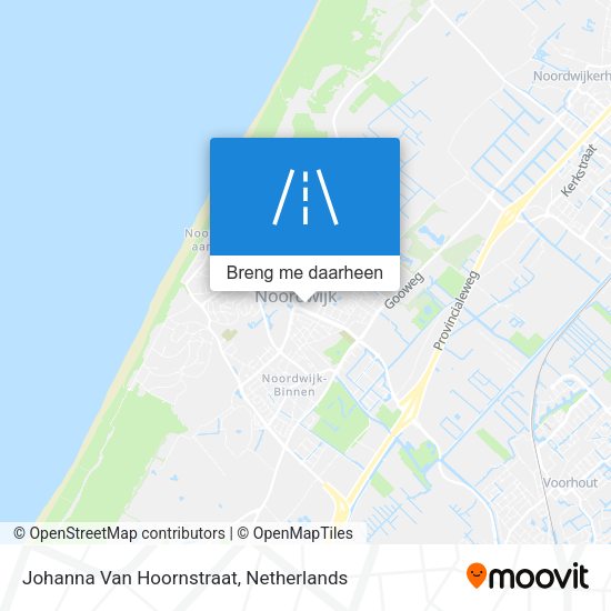 Johanna Van Hoornstraat kaart