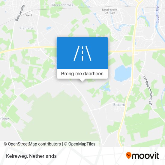 Kelreweg kaart