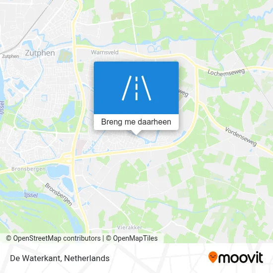 De Waterkant kaart