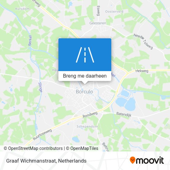 Graaf Wichmanstraat kaart