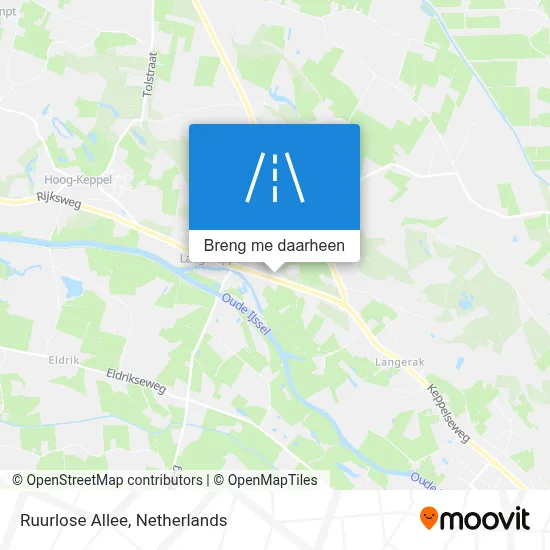 Ruurlose Allee kaart