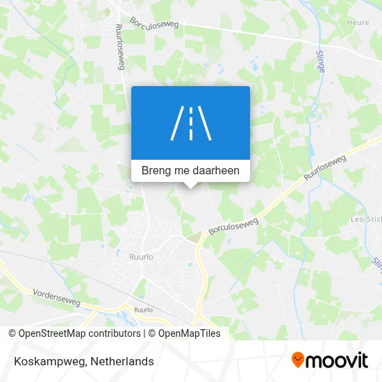 Koskampweg kaart