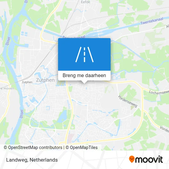 Landweg kaart