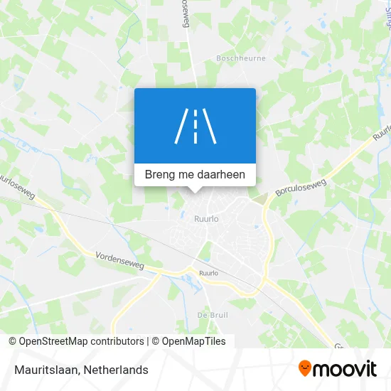 Mauritslaan kaart