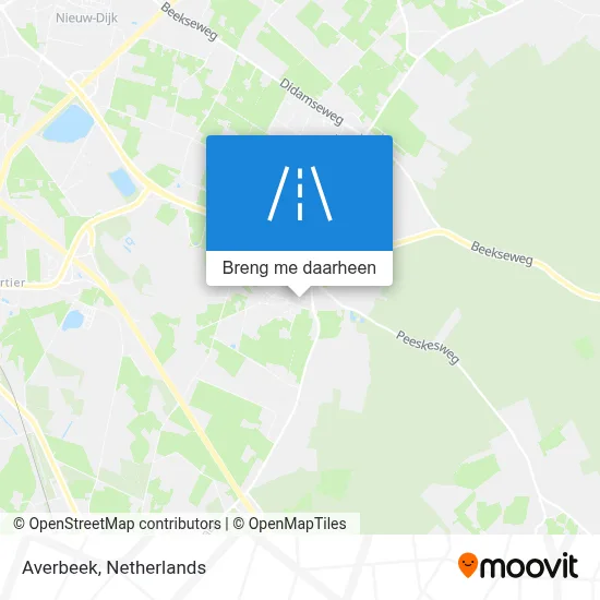Averbeek kaart