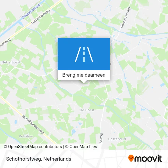 Schothorstweg kaart