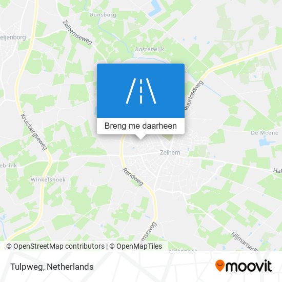 Tulpweg kaart