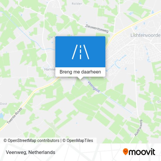 Veenweg kaart