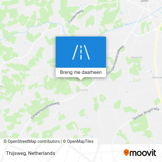 Thijsweg kaart
