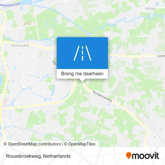 Rouwbroekweg kaart